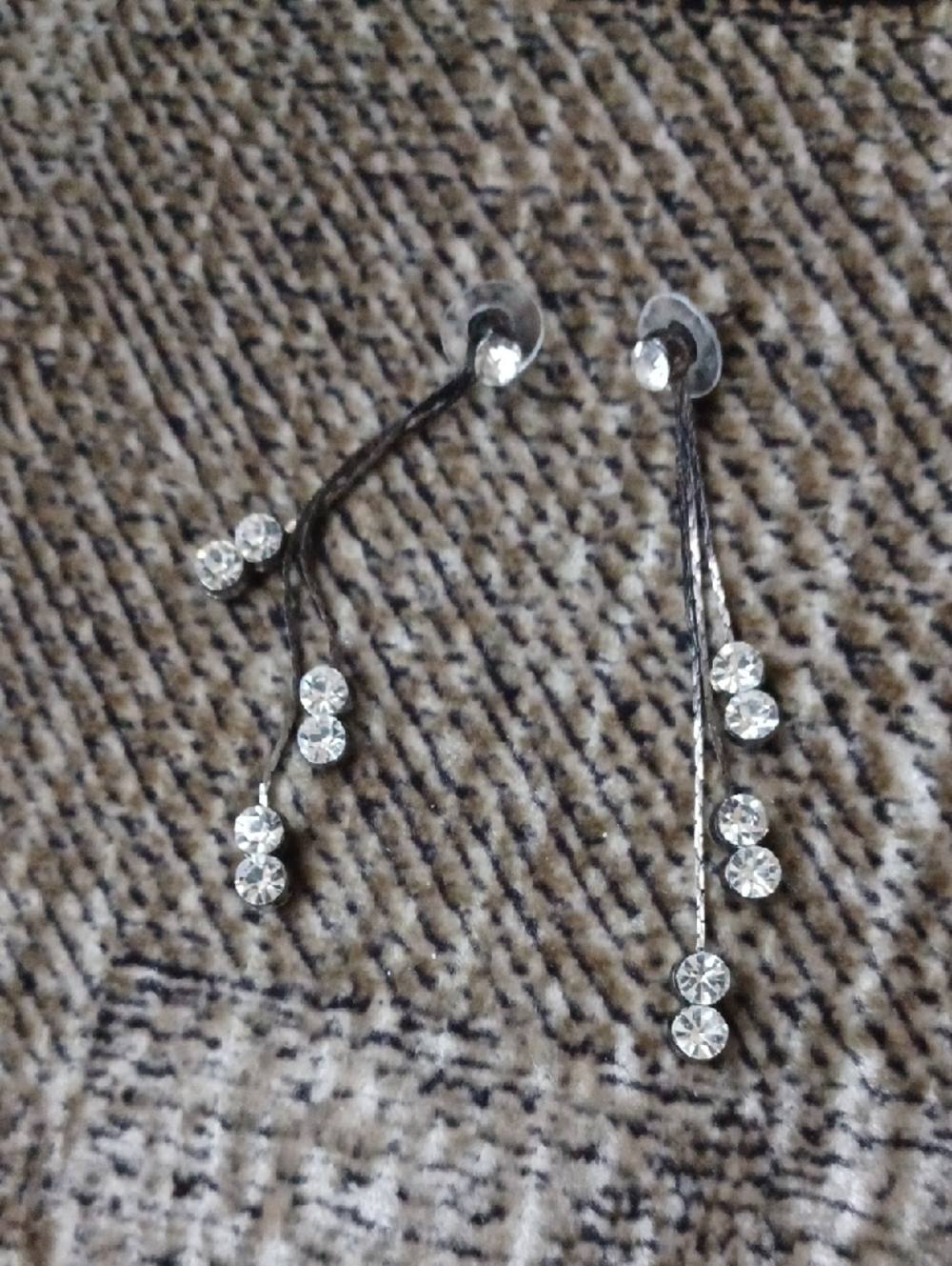 4/$40 Crystal Drop Dangle Earrings